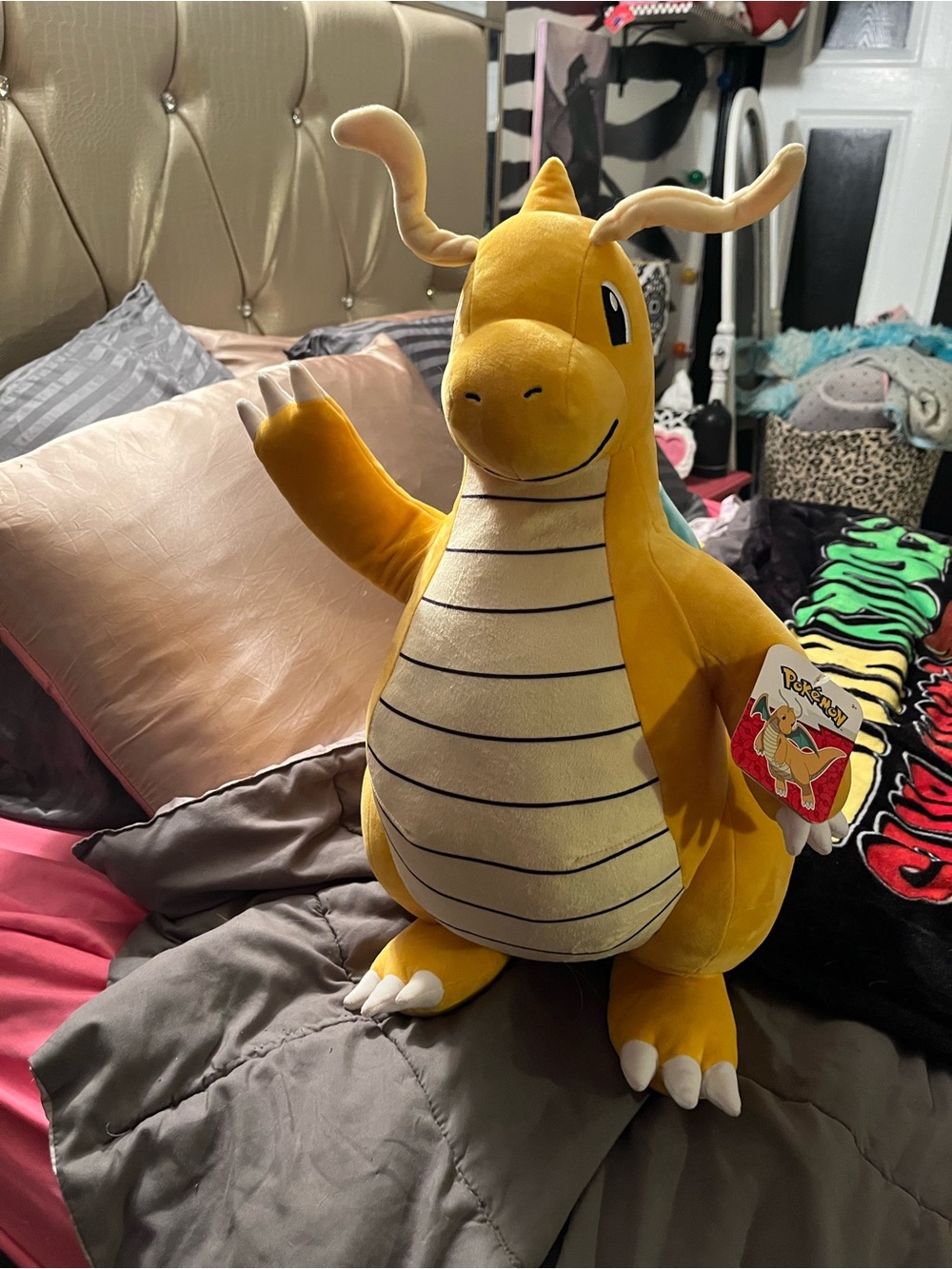 Pokemon Jumbo Limited Edition Nintendo 24" Plush Dragonite Jazwares BRAND NEW